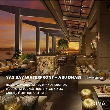 Deluxe Apartment On Yas With Sea View Balcony Abou Dabi Extérieur photo